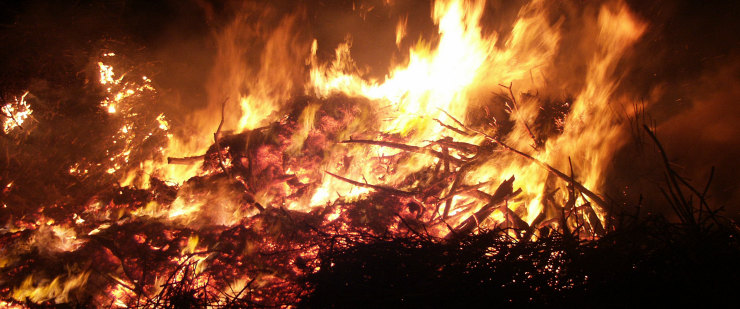 Biikebrennen in Simonsberg